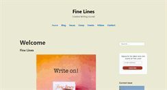 Desktop Screenshot of finelines.org