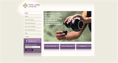 Desktop Screenshot of finelines.com.au